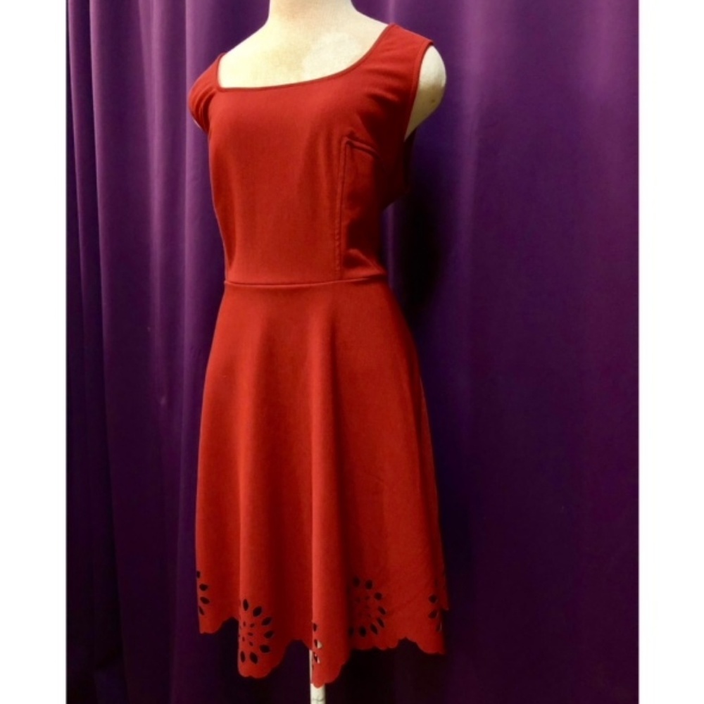 Modcloth Brick Colored XL Dress-Never Worn